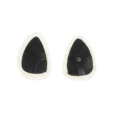 Schutzpolster für Vorderzeug aus veganem Schaffell von Dy'on Schwarz Schutzpolster für Vorderzeug aus veganem Schaffell von Dy'on Schwarz