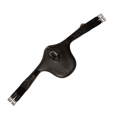 Anatomischer Kurzgurt mit Schnalle Kentucky Schwarz