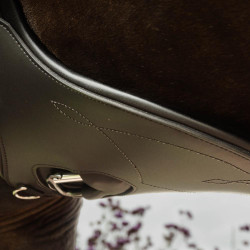 Anatomischer Kurzgurt mit Schnalle Kentucky Schwarz