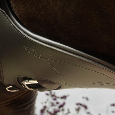 Anatomischer Kurzgurt mit Schnalle Kentucky Schwarz