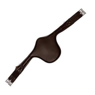 Anatomischer Kurzgurt mit Schnalle Kentucky Braun