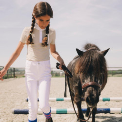 Hose Miami City Kentucky mit Kniebesatz für Mädchen Weiß Wei&szlig;