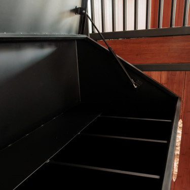 Aluminium-Futterbox Grooming Deluxe by Kentucky mit Rollen Schwarz Aluminium-Futterbox Grooming Deluxe by Kentucky mit Rollen Schwarz