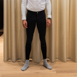 Reithose Kentucky Mexico Full Grip Herren Schwarz