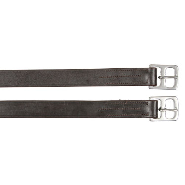 Steigriemen Leder Covalliero Braun