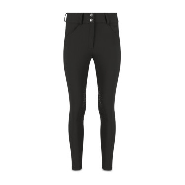 Damen-Reithose Kentucky Miami mit Knie-Grip Schwarz