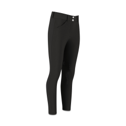 Damen-Reithose Kentucky Miami mit Knie-Grip Schwarz