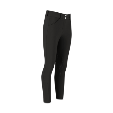 Damen-Reithose Kentucky Miami mit Knie-Grip Schwarz