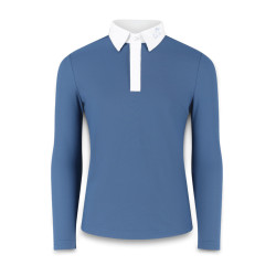 Kentucky Osaka Turnier-Poloshirt mit langen Ärmeln für Jungen Marine Marineblau
