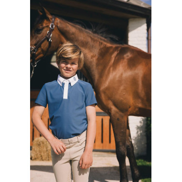 Kentucky Osaka Wettkampf-Poloshirt mit kurzen Ärmeln für Jungen Marine Marineblau Kentucky Osaka Wettkampf-Poloshirt mit kurzen Ärmeln für Jungen Marine Marineblau