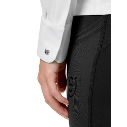 Damen-Langarmhemd Equestrian Stockholm Performance Weiß Wei&szlig;