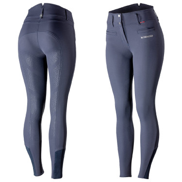 Reithose mit Silikon-Vollbesatz Tiffany B Vertigo Damen Dunkelmarineblau