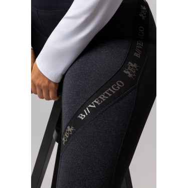 Reithose B Vertigo Jenny mit Vollbesatz für Damen Schwarz