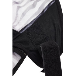 Horze Zebra Fliegenmaske Schwarz Horze Zebra Fliegenmaske Schwarz