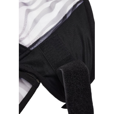 Horze Zebra Fliegenmaske Schwarz Horze Zebra Fliegenmaske Schwarz