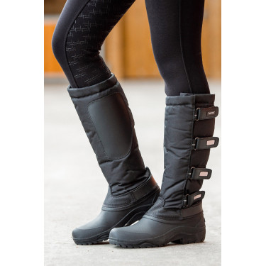 Damen Thermostiefel Polar Horze Schwarz
