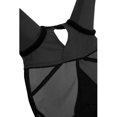 Erfrischende Fliegenmaske Horze Limited Edition Dunkelgrau