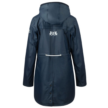 PU-Regenmantel Emma Damen B Vertigo Dunkelmarineblau