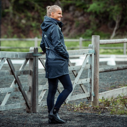 PU-Regenmantel Emma Damen B Vertigo Dunkelmarineblau