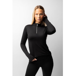 Langarm-Funktionsshirt Luminox Horze Damen Schwarz