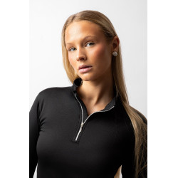 Langarm-Funktionsshirt Luminox Horze Damen Schwarz