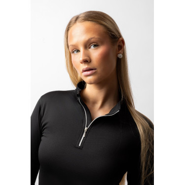 Langarm-Funktionsshirt Luminox Horze Damen Schwarz