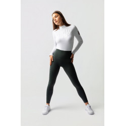 Thermo-Leggings B Vertigo nahtlos mit Vollbesatz Leonora Grün Scarabäus Gr&uuml;n