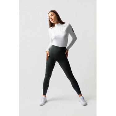 Thermo-Leggings B Vertigo nahtlos mit Vollbesatz Leonora Grün Scarabäus Gr&uuml;n