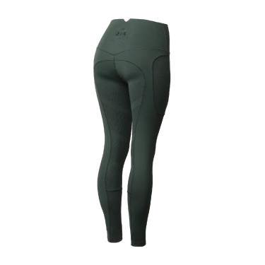 Thermo-Leggings B Vertigo nahtlos mit Vollbesatz Leonora Grün Scarabäus Gr&uuml;n