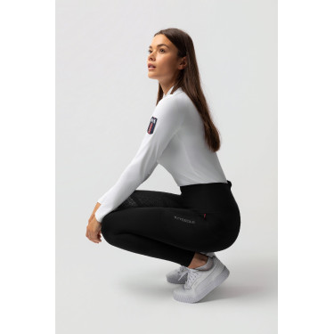 Thermo-Leggings B Vertigo nahtlos mit Vollbesatz Leonora Schwarz Schönheit