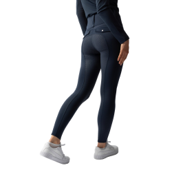 Hybride Thermo-Leggings Horze Anya Full Grip Blaubeere