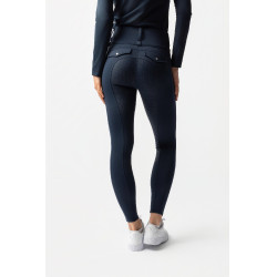 Hybride Thermo-Leggings Horze Anya Full Grip Blaubeere
