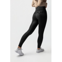Hybride Thermo-Leggings Horze Anya Full Grip Kaviar Schwarz Hybride Thermo-Leggings Horze Anya Full Grip Kaviar Schwarz