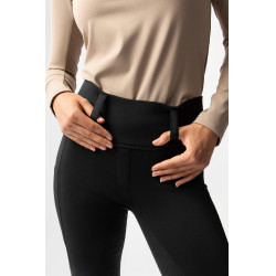 Hybride Thermo-Leggings Horze Anya Full Grip Schwarz Hybride Thermo-Leggings Horze Anya Full Grip Schwarz