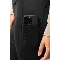 Hybride Thermo-Leggings Horze Anya Full Grip Schwarz Hybride Thermo-Leggings Horze Anya Full Grip Schwarz
