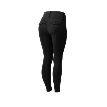 Hybride Thermo-Leggings Horze Anya Full Grip Schwarz Hybride Thermo-Leggings Horze Anya Full Grip Schwarz