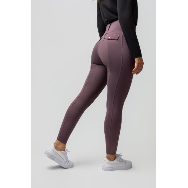 Hybride Thermo-Leggings Horze Anya Full Grip Violetter Silex Lila Hybride Thermo-Leggings Horze Anya Full Grip Violetter Silex Lila