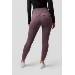 Hybride Thermo-Leggings Horze Anya Full Grip Violetter Silex Lila Hybride Thermo-Leggings Horze Anya Full Grip Violetter Silex Lila