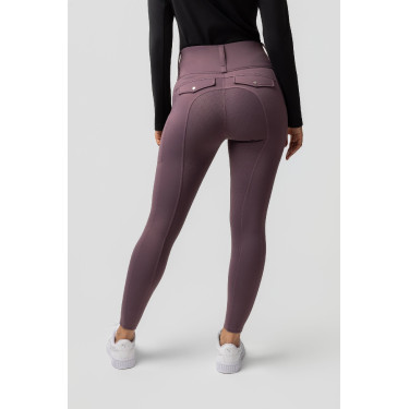 Hybride Thermo-Leggings Horze Anya Full Grip Violetter Silex Lila Hybride Thermo-Leggings Horze Anya Full Grip Violetter Silex Lila