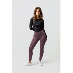 Hybride Thermo-Leggings Horze Anya Full Grip Violetter Silex Lila Hybride Thermo-Leggings Horze Anya Full Grip Violetter Silex Lila