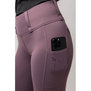 Hybride Thermo-Leggings Horze Anya Full Grip Violetter Silex Lila Hybride Thermo-Leggings Horze Anya Full Grip Violetter Silex Lila
