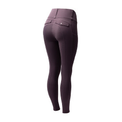 Hybride Thermo-Leggings Horze Anya Full Grip Violetter Silex Lila Hybride Thermo-Leggings Horze Anya Full Grip Violetter Silex Lila