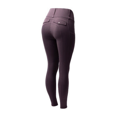 Hybride Thermo-Leggings Horze Anya Full Grip Violetter Silex Lila Hybride Thermo-Leggings Horze Anya Full Grip Violetter Silex Lila