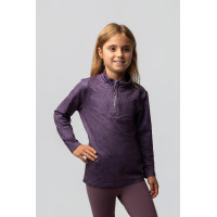 Trainings-T-Shirt Pegasus Kinder Horze Kaviar Schwarz