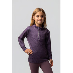 Trainings-T-Shirt Pegasus Kinder Horze Feuerstein Grau