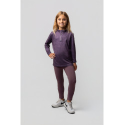 Trainings-T-Shirt Pegasus Kinder Horze Feuerstein Grau