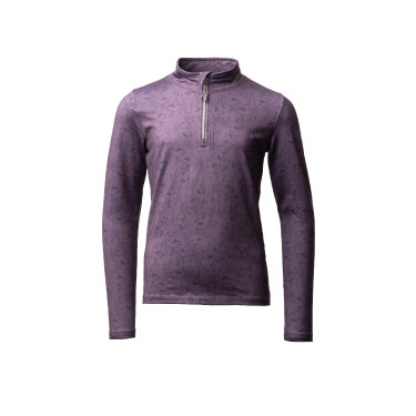 Trainings-T-Shirt Pegasus Kinder Horze Feuerstein Grau