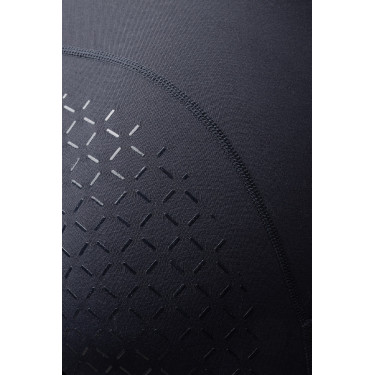 Winterreitleggings Damen Vollbesatz Horze Dea Dunkelmarine Blau