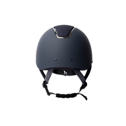 Schimmernder Metall-Helm Monarch II Horze Dunkelblau