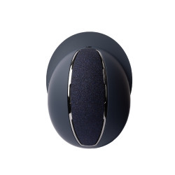 Schimmernder Metall-Helm Monarch II Horze Dunkelblau